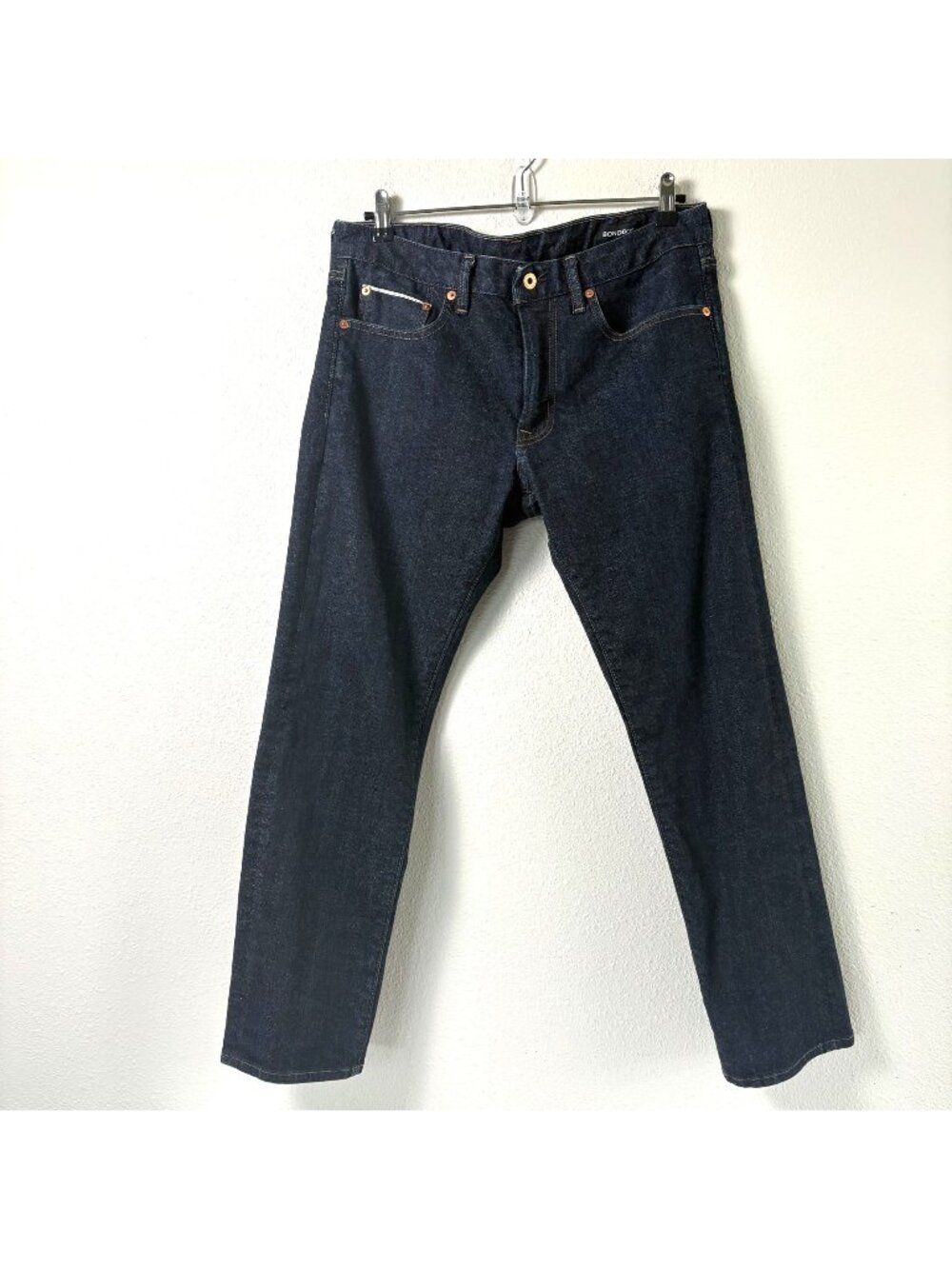 Bonobos Jeans Mens 32 x 28 Dark Blue Denim Straight Leg Stretch Casual Pants